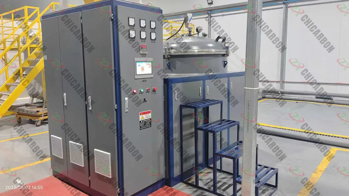 Сверхвысокотемпературная графитизационная печь-b